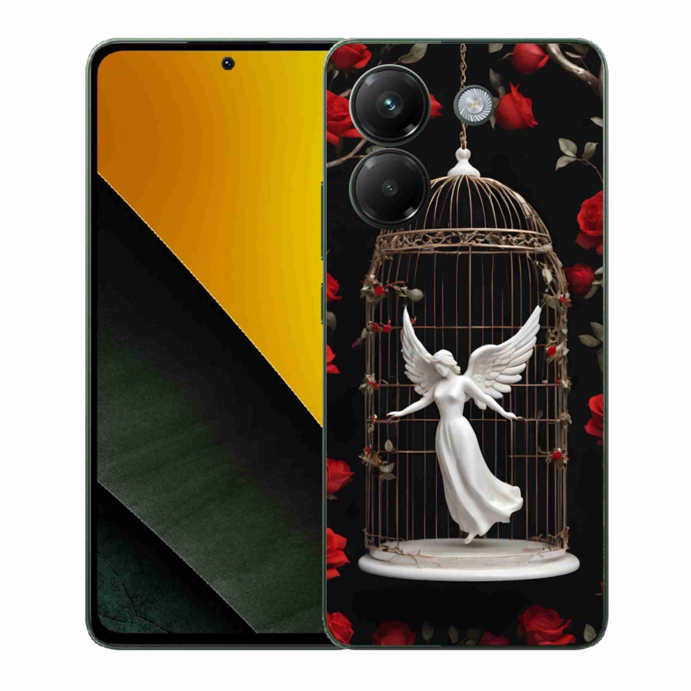 Gélový kryt mmCase na Xiaomi Poco M7 Pro - uväznený anjel