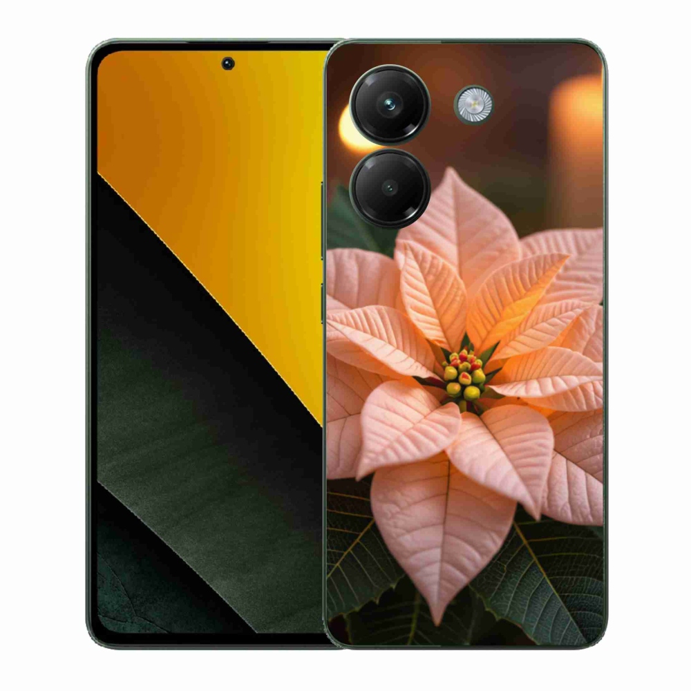 Gélový kryt mmCase na Xiaomi Poco M7 Pro - vianočná hviezda