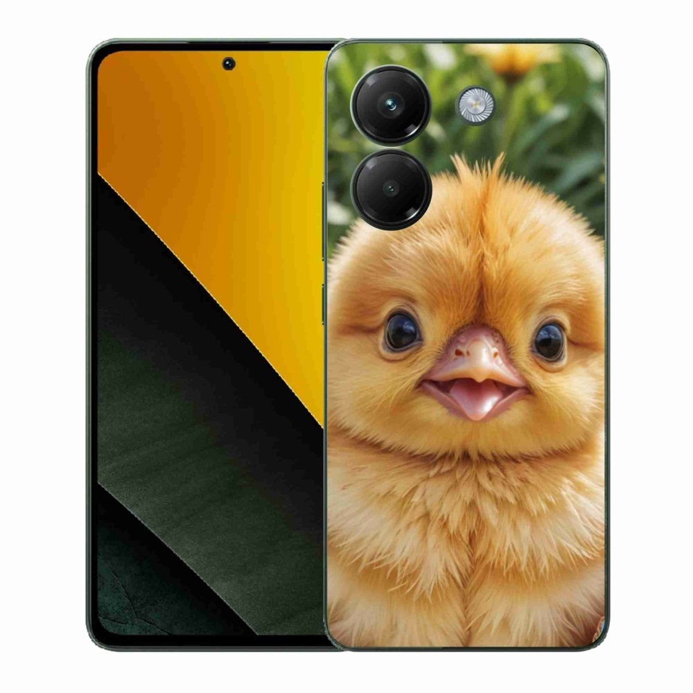 Gélový kryt mmCase na Xiaomi Poco M7 Pro - veselé kuriatko