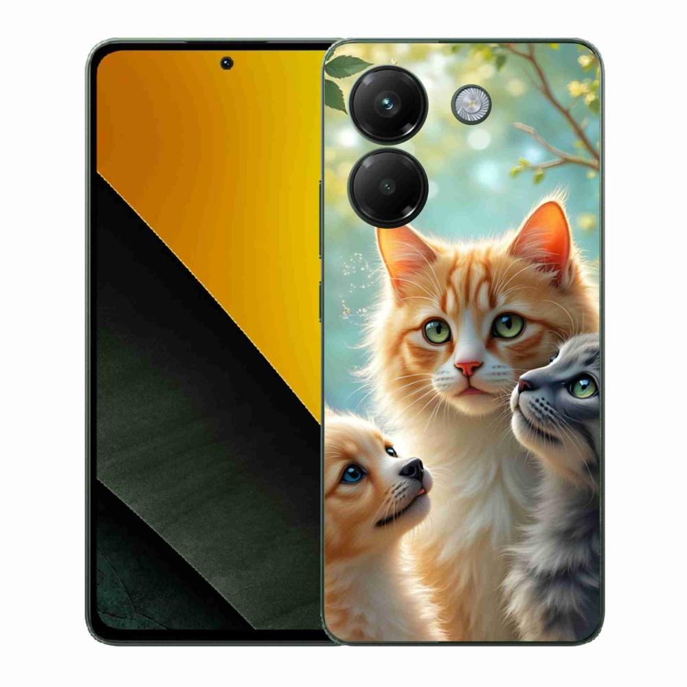 Gélový kryt mmCase na Xiaomi Poco M7 Pro - zvieracie priateľstvo 2