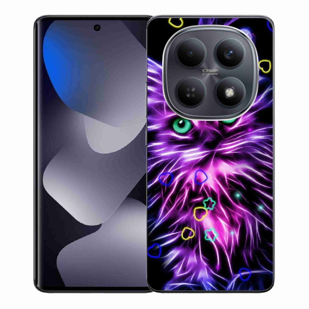 Gélový kryt mmCase na Xiaomi Poco M8 5G/Redmi Note 15 5G/4G - abstraktná mačka