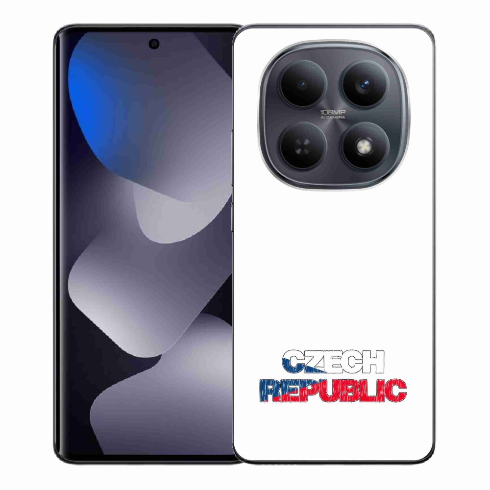 Gélový kryt mmCase na Xiaomi Poco M8 5G/Redmi Note 15 5G/4G - Czech Republic biele pozadie