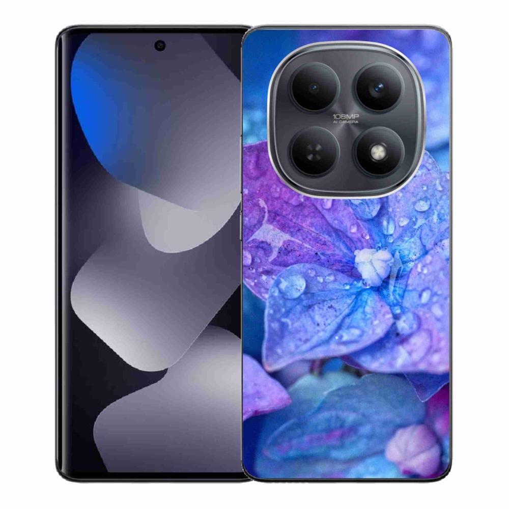 Gélový kryt mmCase na Xiaomi Poco M8 5G/Redmi Note 15 5G/4G - fialový kvet