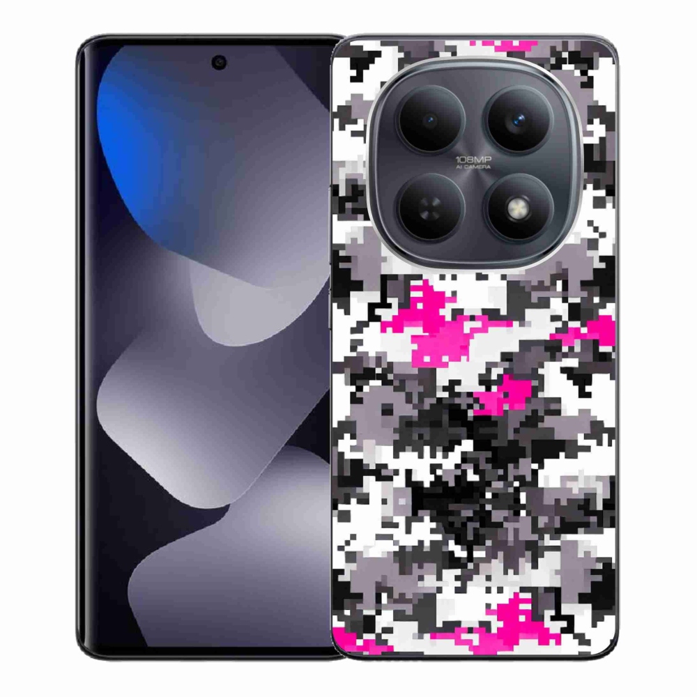 Gélový kryt mmCase na Xiaomi Poco M8 5G/Redmi Note 15 5G/4G - maskáčový vzor 4