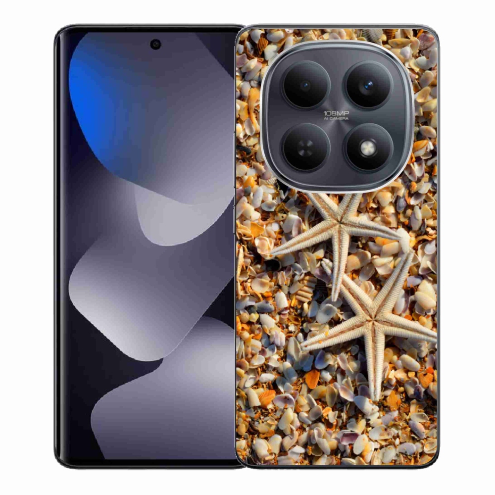 Gélový kryt mmCase na Xiaomi Poco M8 5G/Redmi Note 15 5G/4G - morské hviezdice