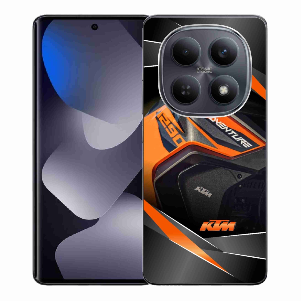 Gélový kryt mmCase na Xiaomi Poco M8 5G/Redmi Note 15 5G/4G - motorka ktm