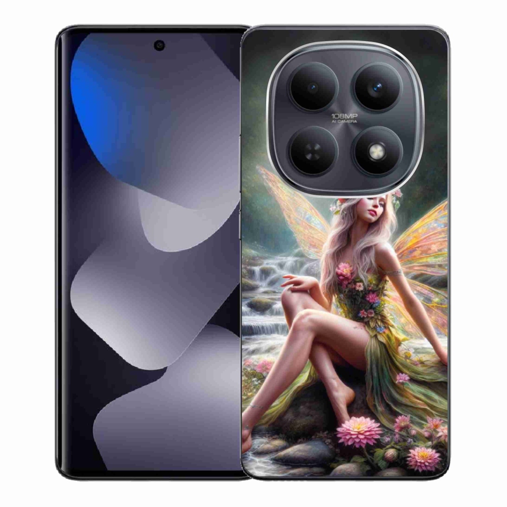 Gélový kryt mmCase na Xiaomi Poco M8 5G/Redmi Note 15 5G/4G - motýlia žena 1