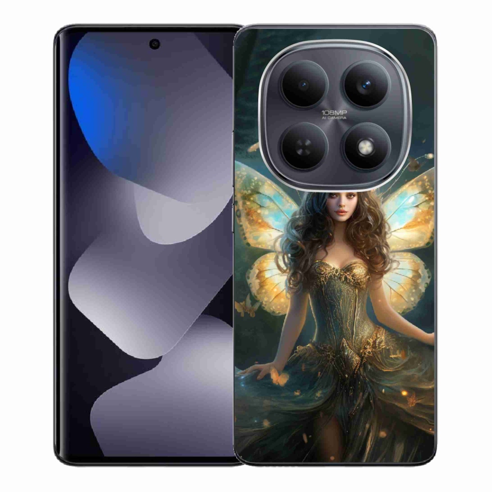 Gélový kryt mmCase na Xiaomi Poco M8 5G/Redmi Note 15 5G/4G - motýlia žena