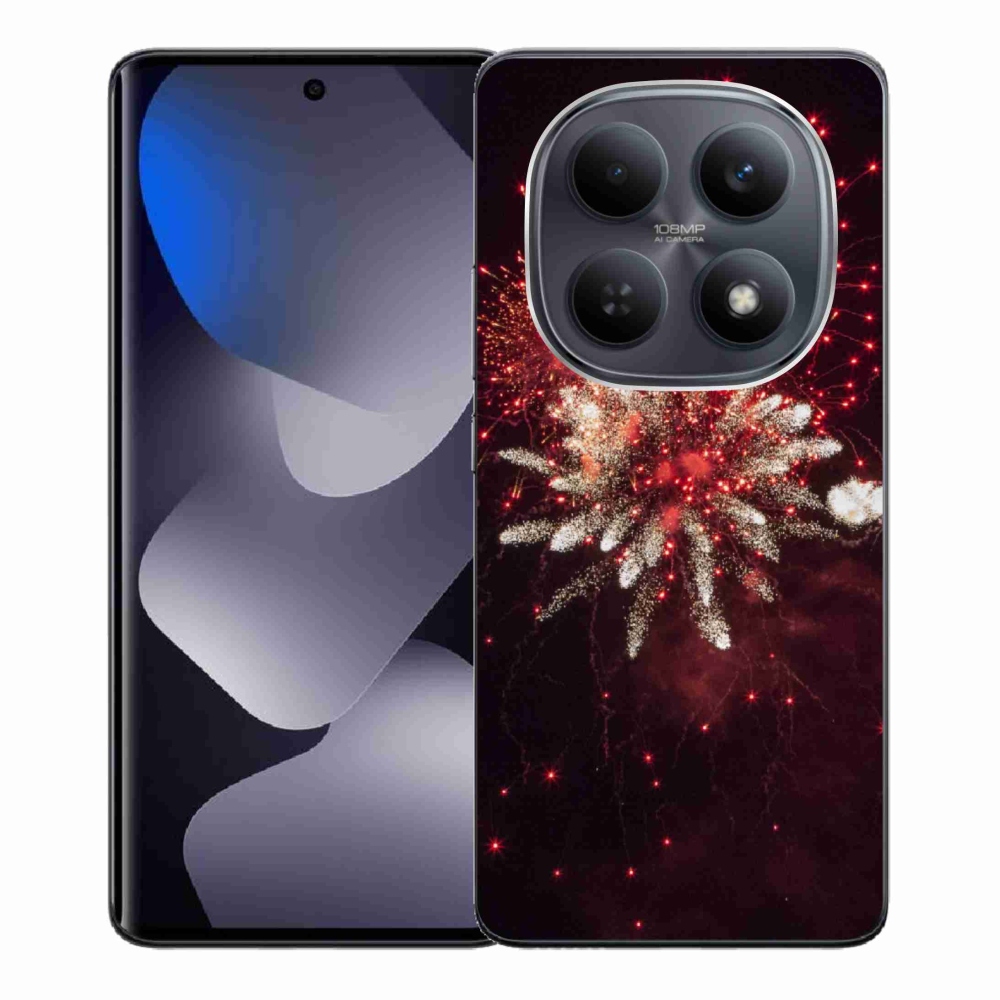 Gélový kryt mmCase na Xiaomi Poco M8 5G/Redmi Note 15 5G/4G - ohňostroj