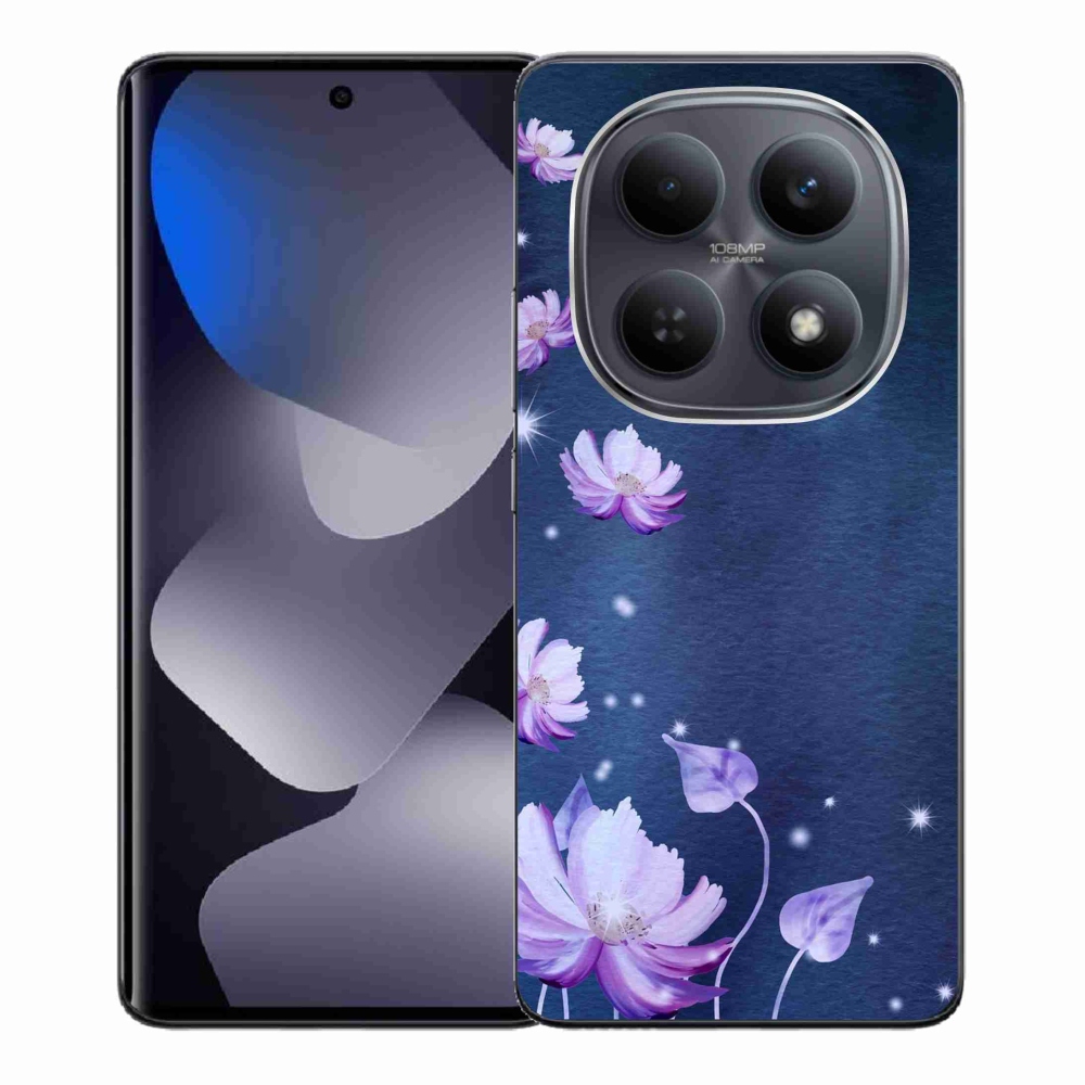 Gélový kryt mmCase na Xiaomi Poco M8 5G/Redmi Note 15 5G/4G - padajúce kvety