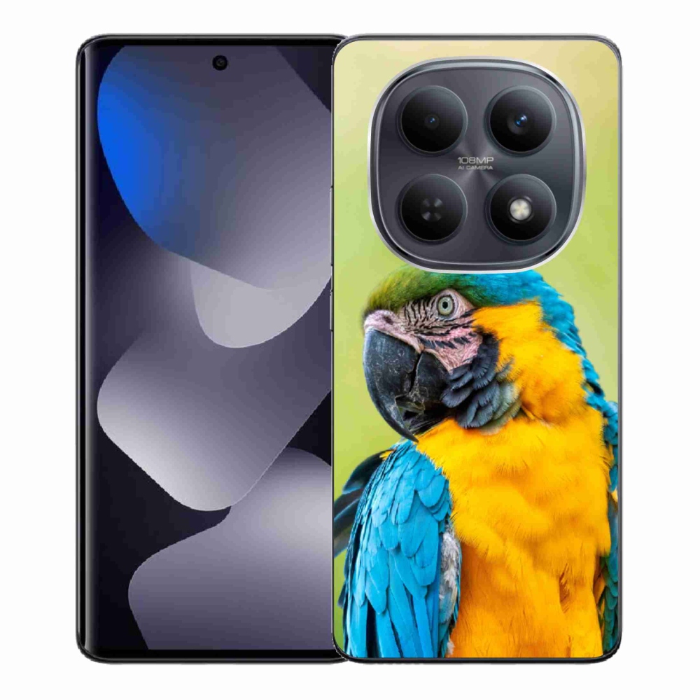 Gélový kryt mmCase na Xiaomi Poco M8 5G/Redmi Note 15 5G/4G - papagáj ara 2