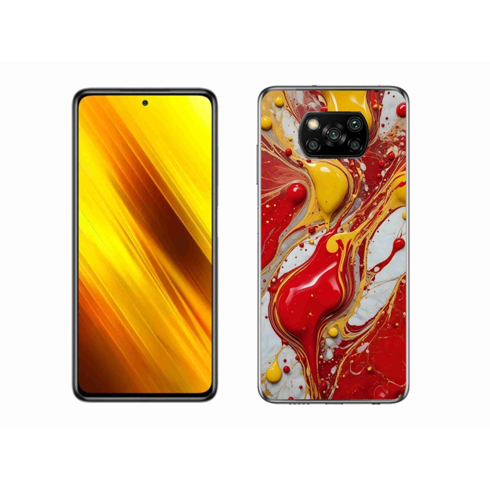 Gélový kryt mmCase na Xiaomi Poco X3 - abstraktný motív 42