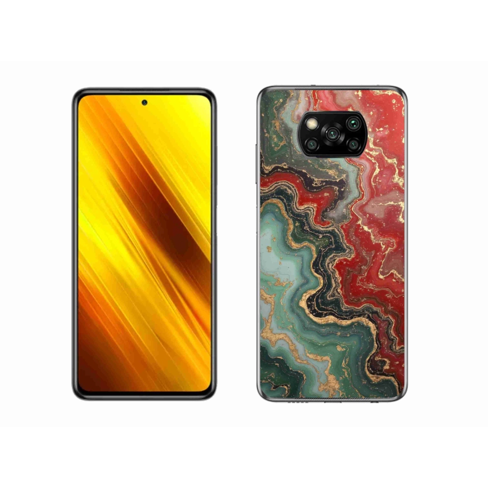 Gélový kryt mmCase na Xiaomi Poco X3 - abstraktný motív 55