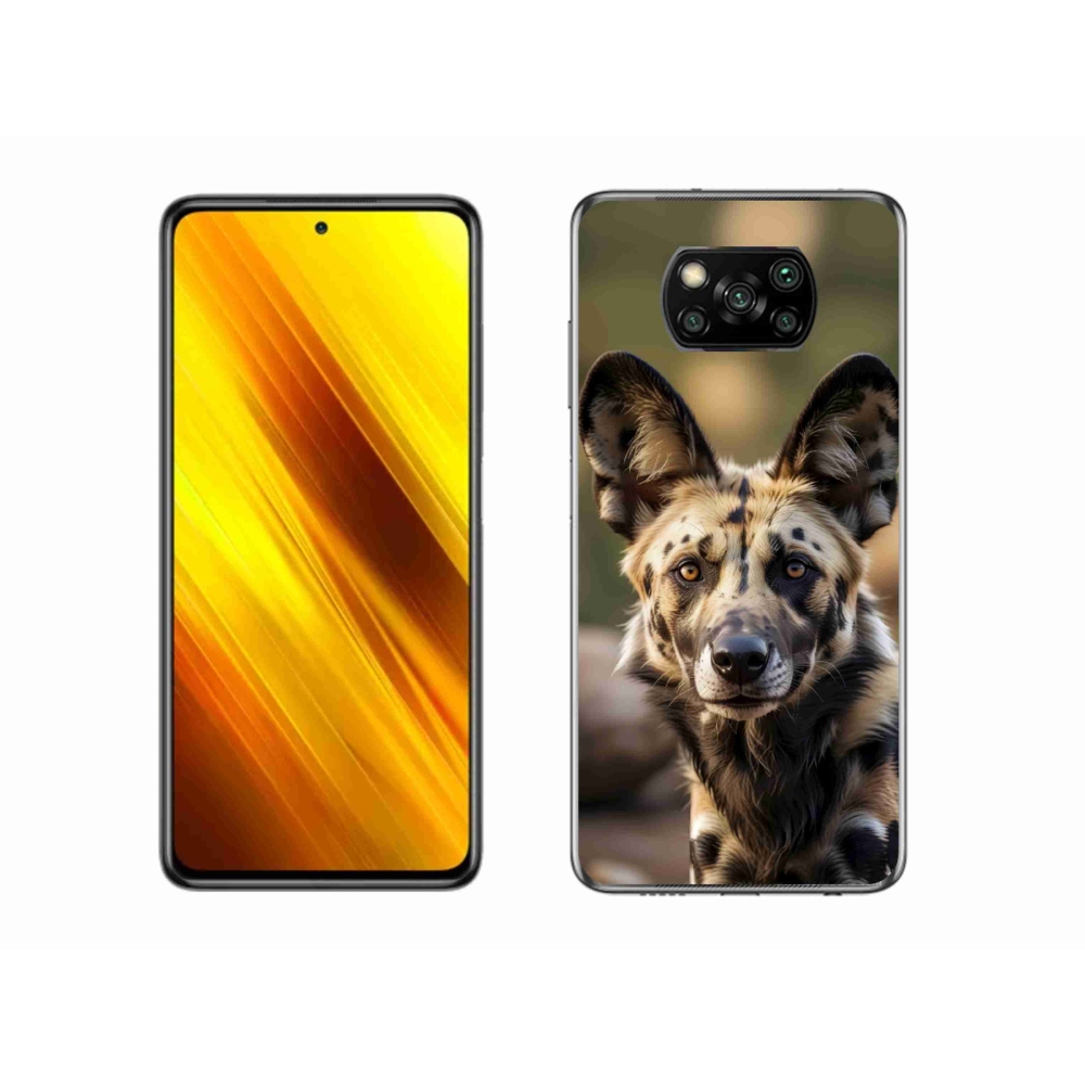Gélový kryt mmCase na Xiaomi Poco X3 - africký divoký pes