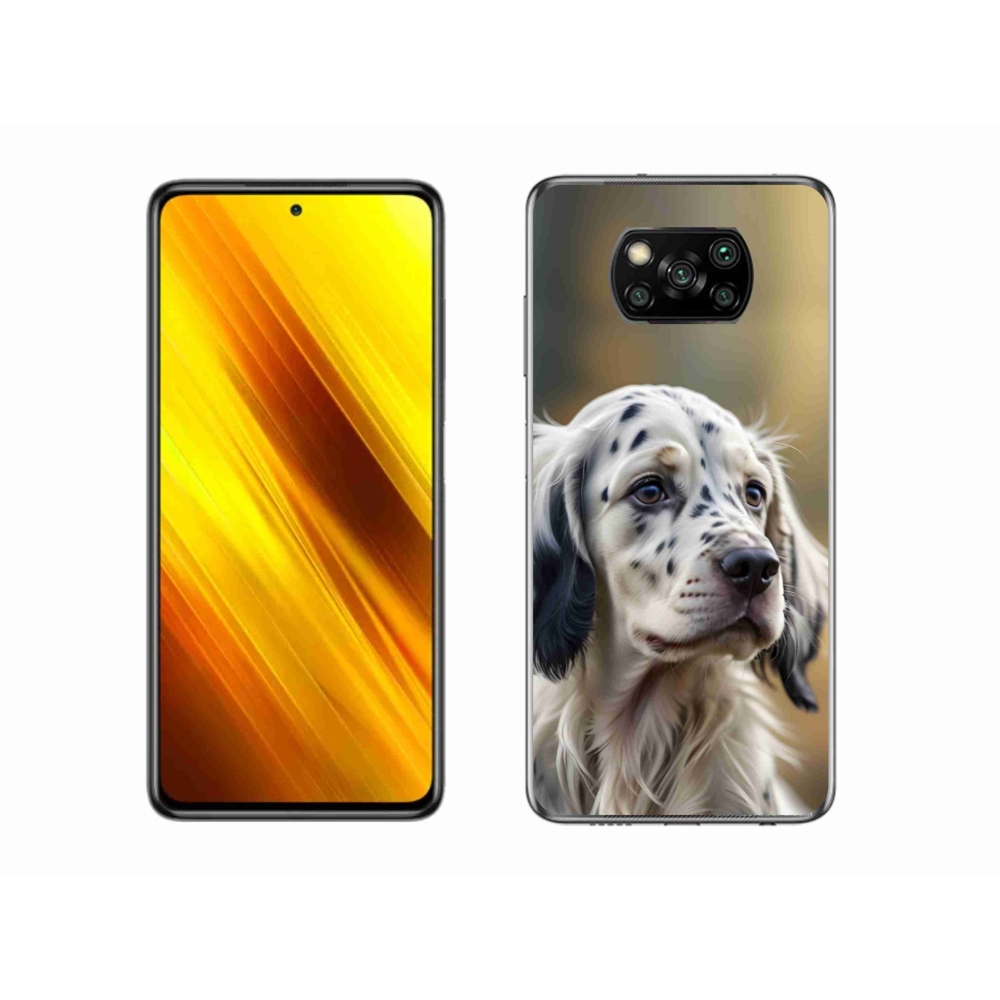 Gélový kryt mmCase na Xiaomi Poco X3 - anglický seter