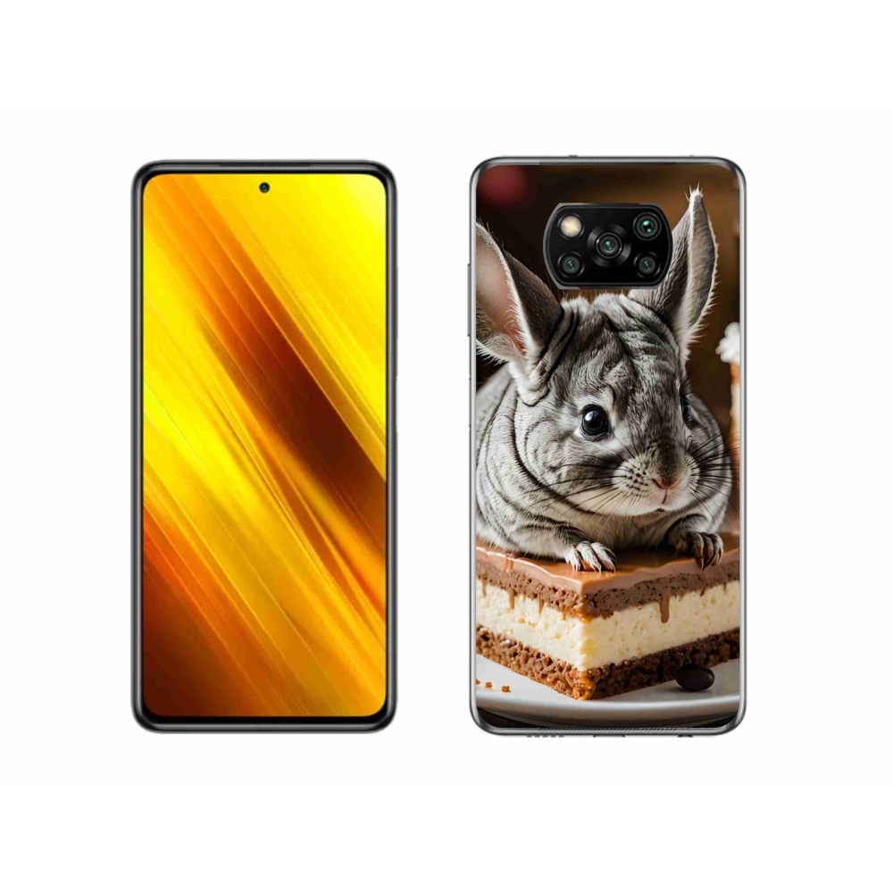 Gélový kryt mmCase na Xiaomi Poco X3 - činčila