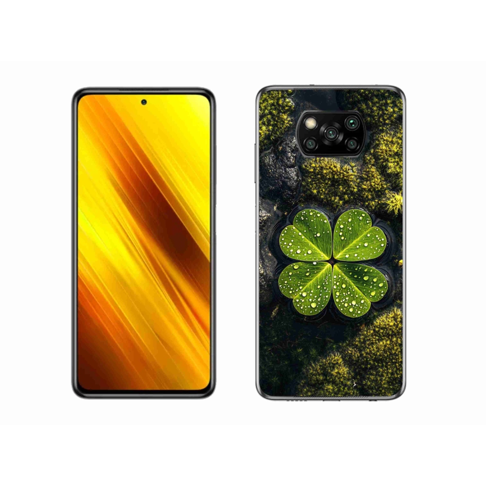 Gélový kryt mmCase na Xiaomi Poco X3 - štvorlístok