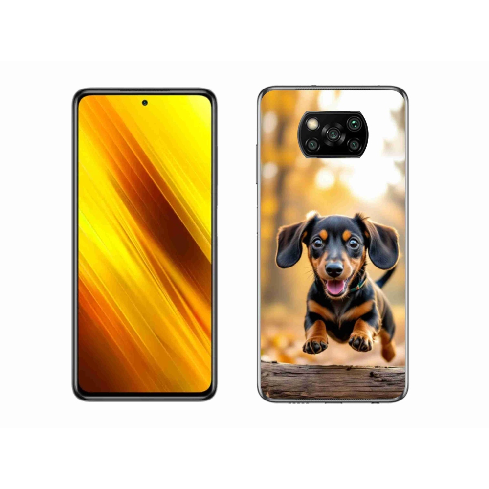 Gélový kryt mmCase na Xiaomi Poco X3 - jazvečík 2