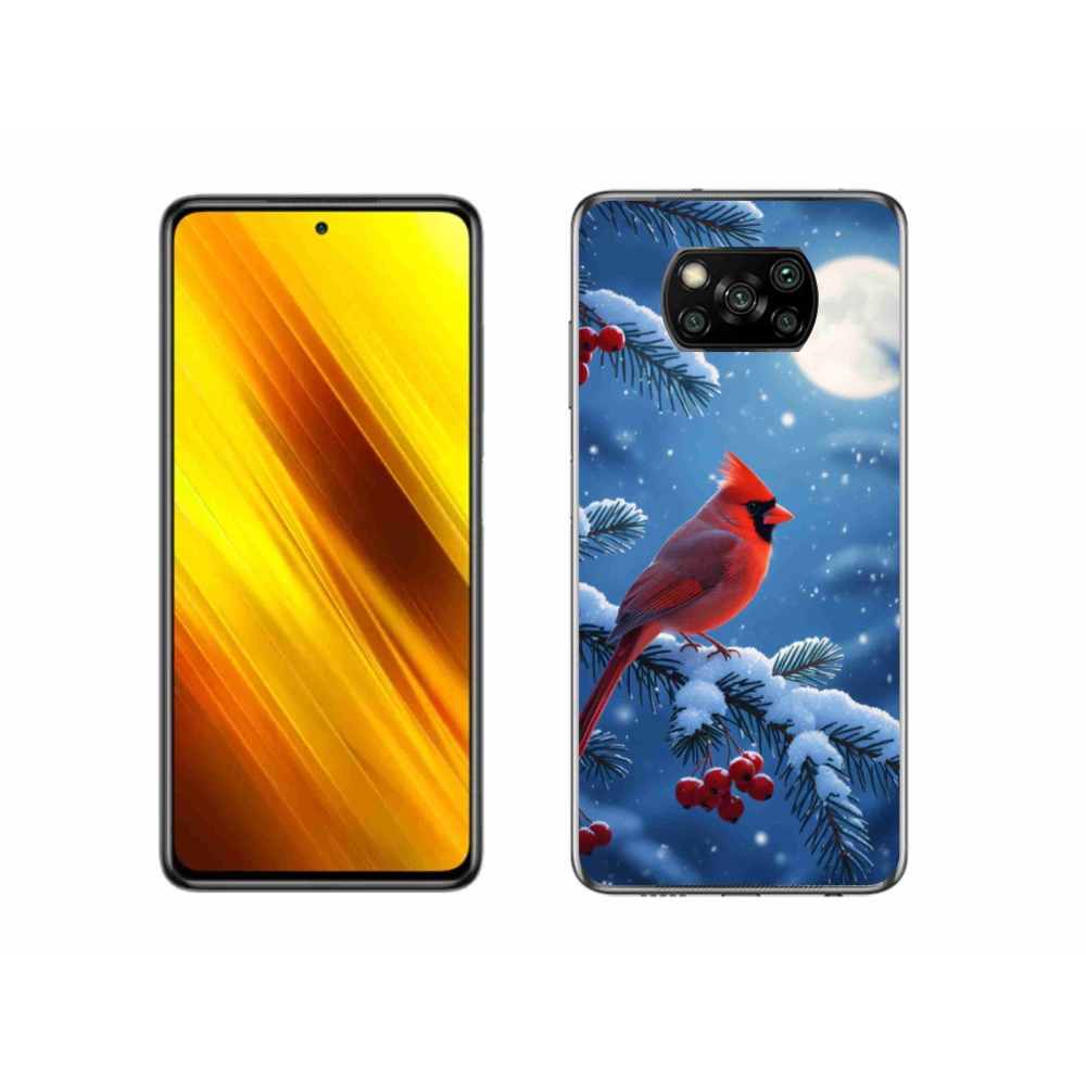 Gélový kryt mmCase na Xiaomi Poco X3 - kardinál červený