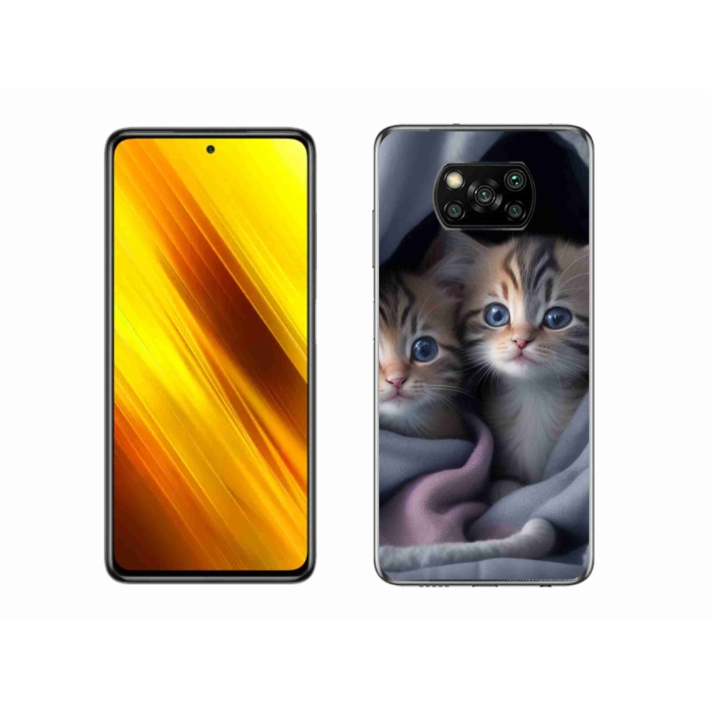 Gélový kryt mmCase na Xiaomi Poco X3 - mačacie duo 2