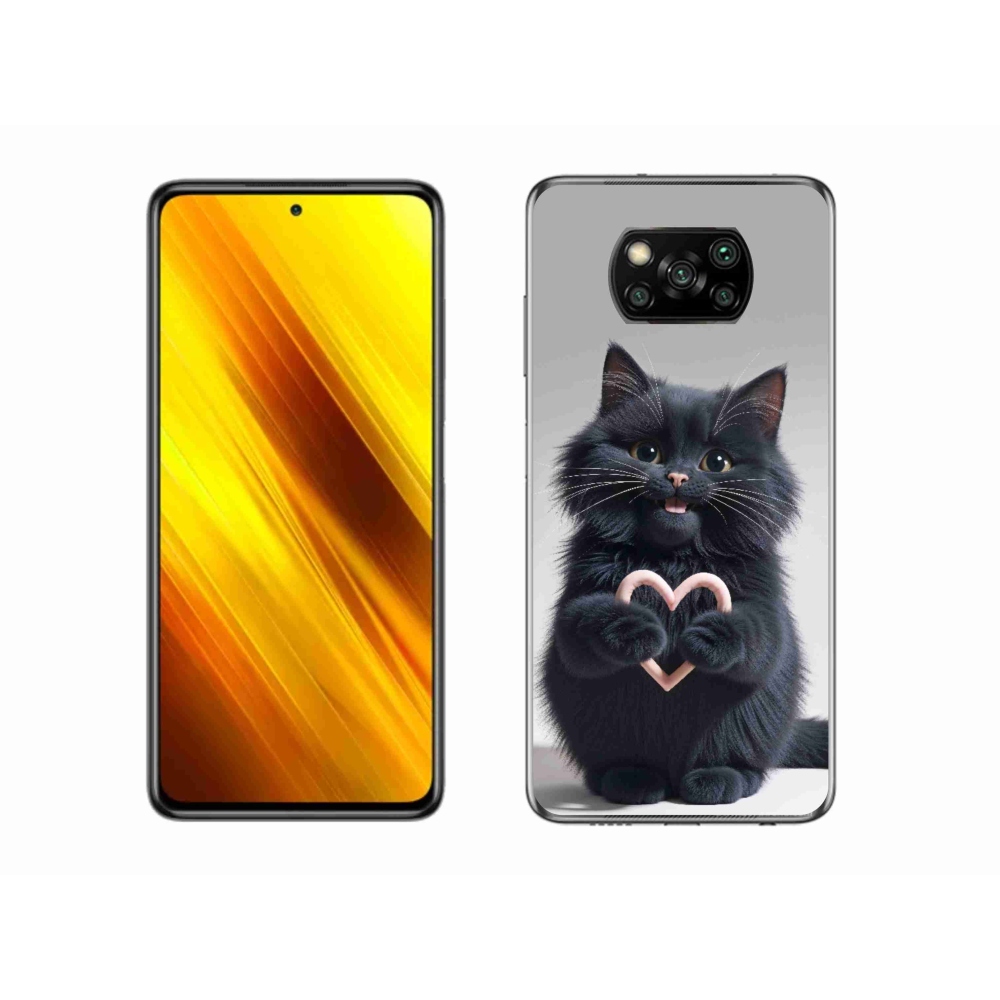 Gélový kryt mmCase na Xiaomi Poco X3 - mačacia láska 3