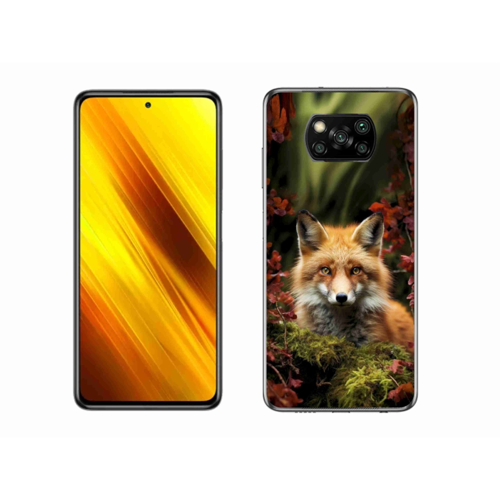 Gélový kryt mmCase na Xiaomi Poco X3 - líška v lese