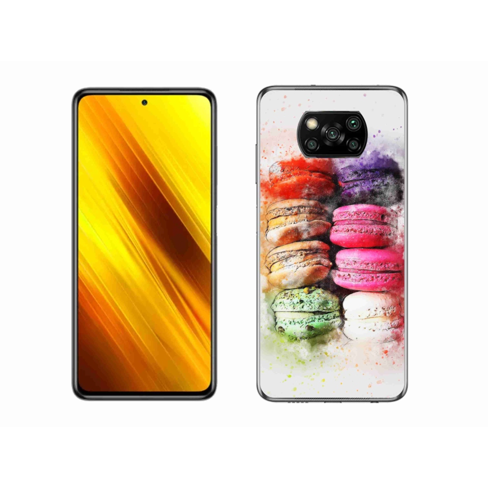 Gélový kryt mmCase na Xiaomi Poco X3 - makrónky