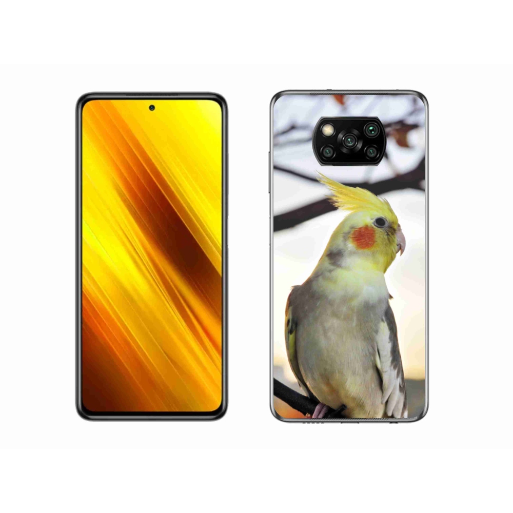 Gélový kryt mmCase na Xiaomi Poco X3 - papagáj korela