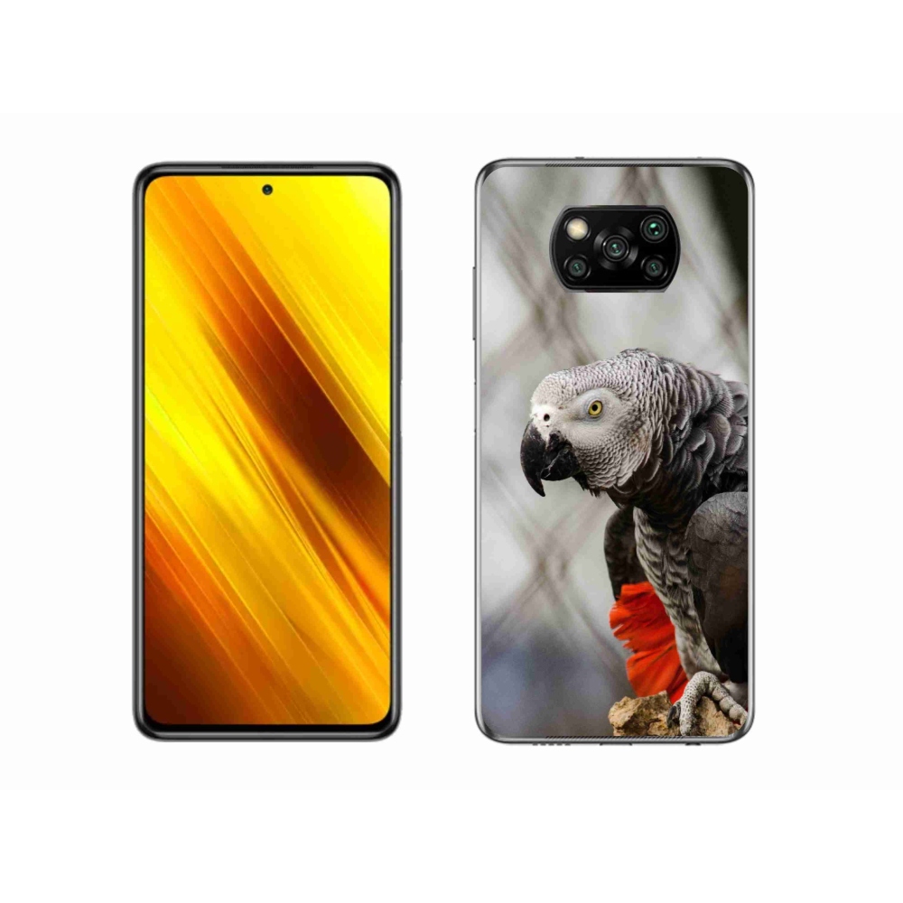 Gélový kryt mmCase na Xiaomi Poco X3 - papagáj žako 3