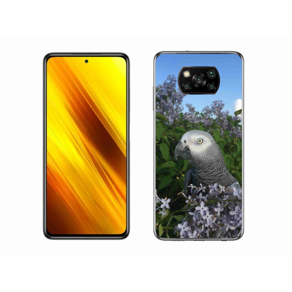 Gélový kryt mmCase na Xiaomi Poco X3 - papagáj žako