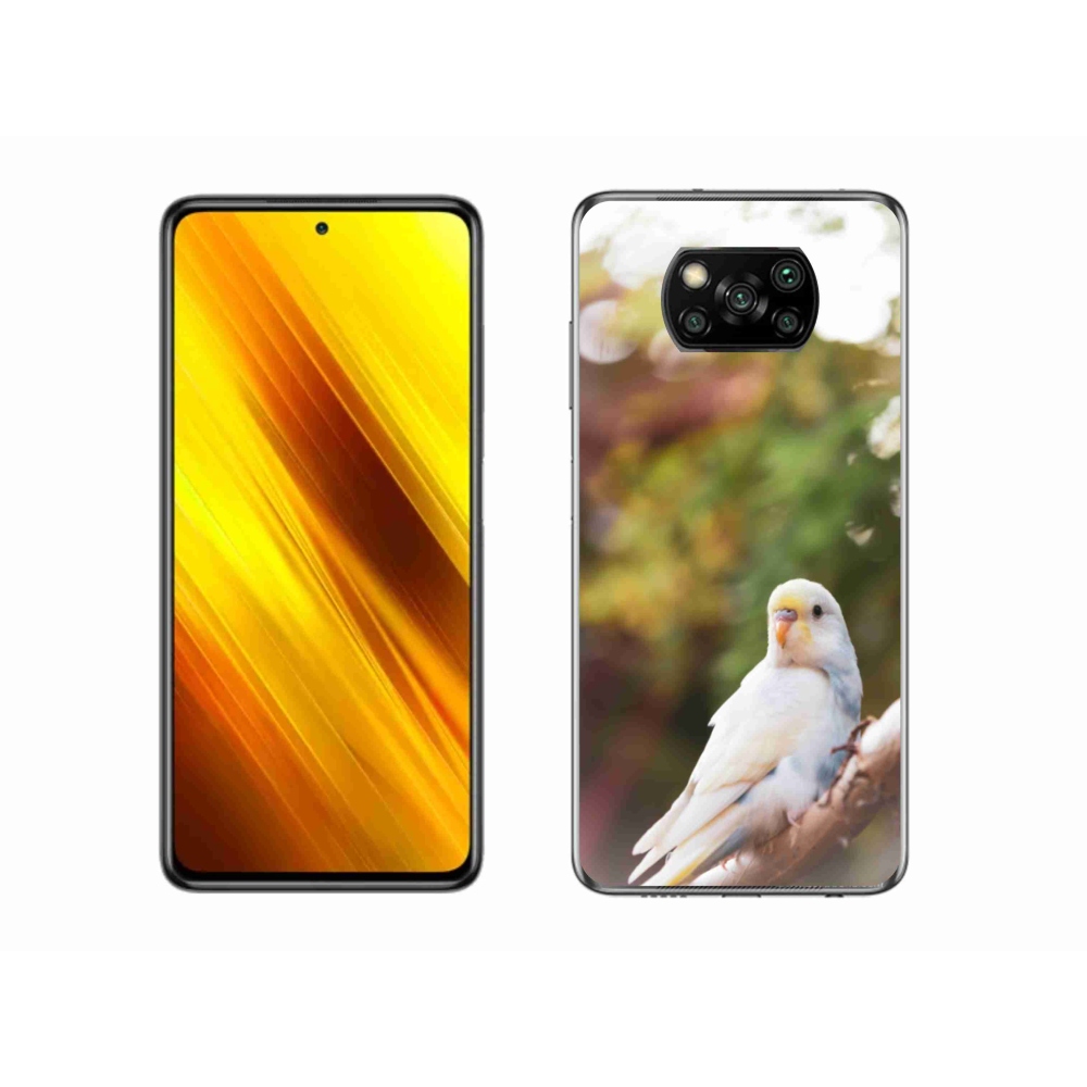 Gélový kryt mmCase na Xiaomi Poco X3 Pro - andulka biela