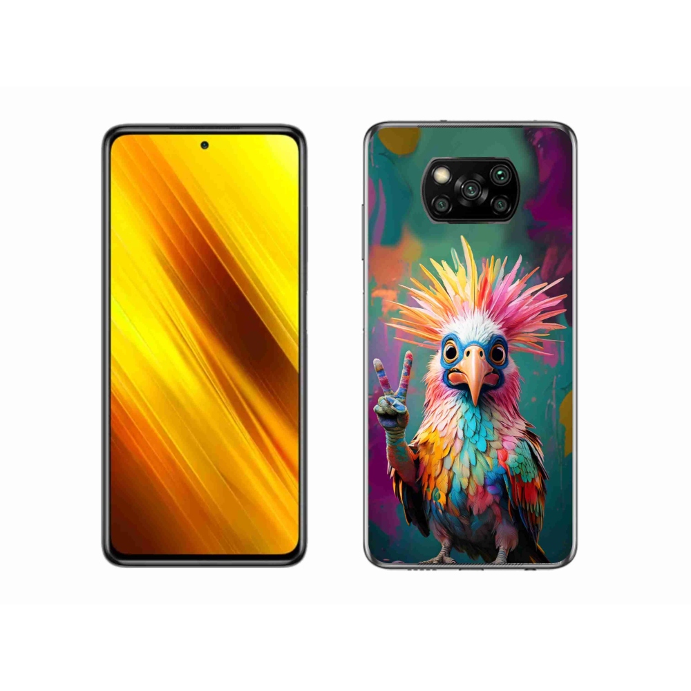 Gélový kryt mmCase na Xiaomi Poco X3 Pro - farebný rebel