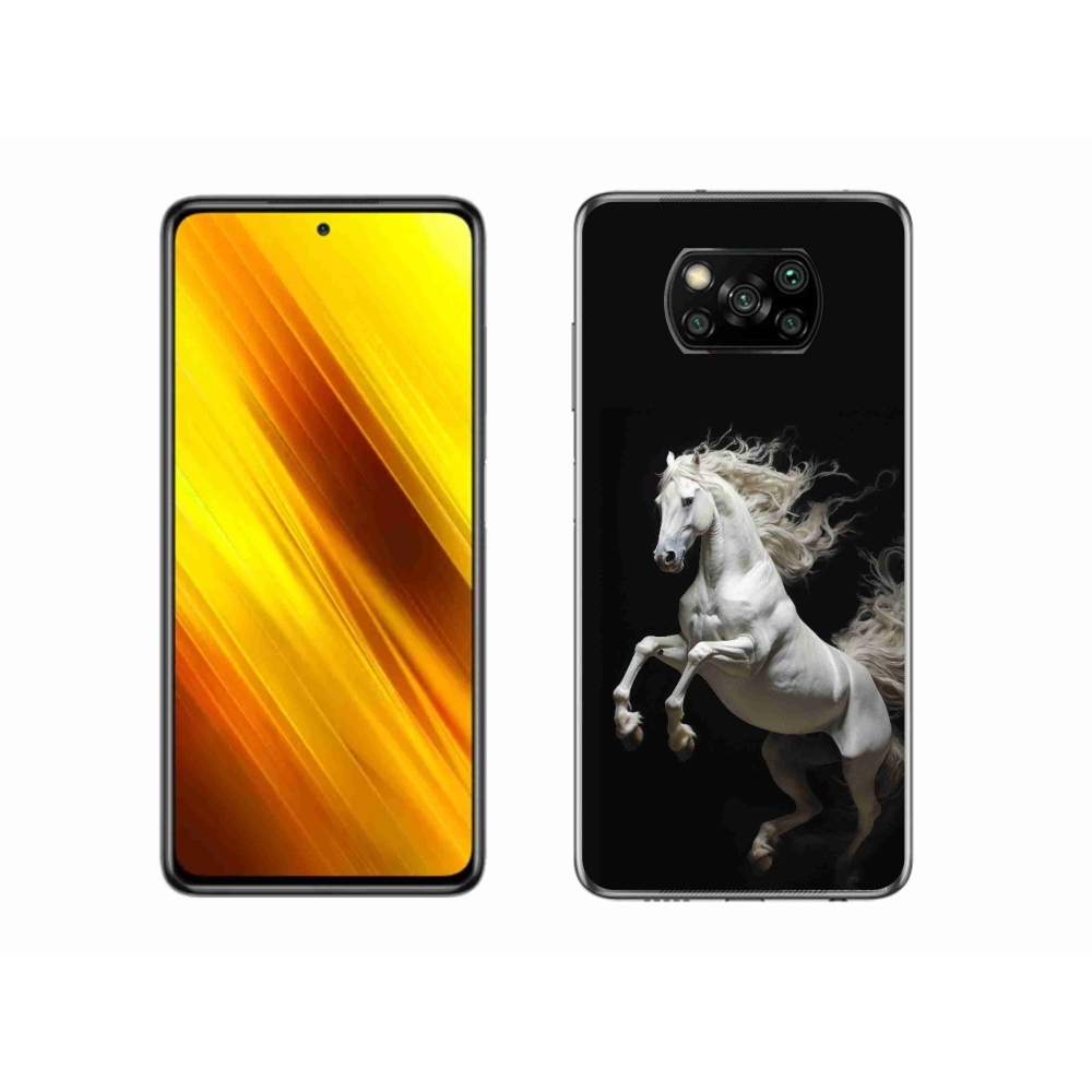 Gélový kryt mmCase na Xiaomi Poco X3 Pro - biely kôň 4