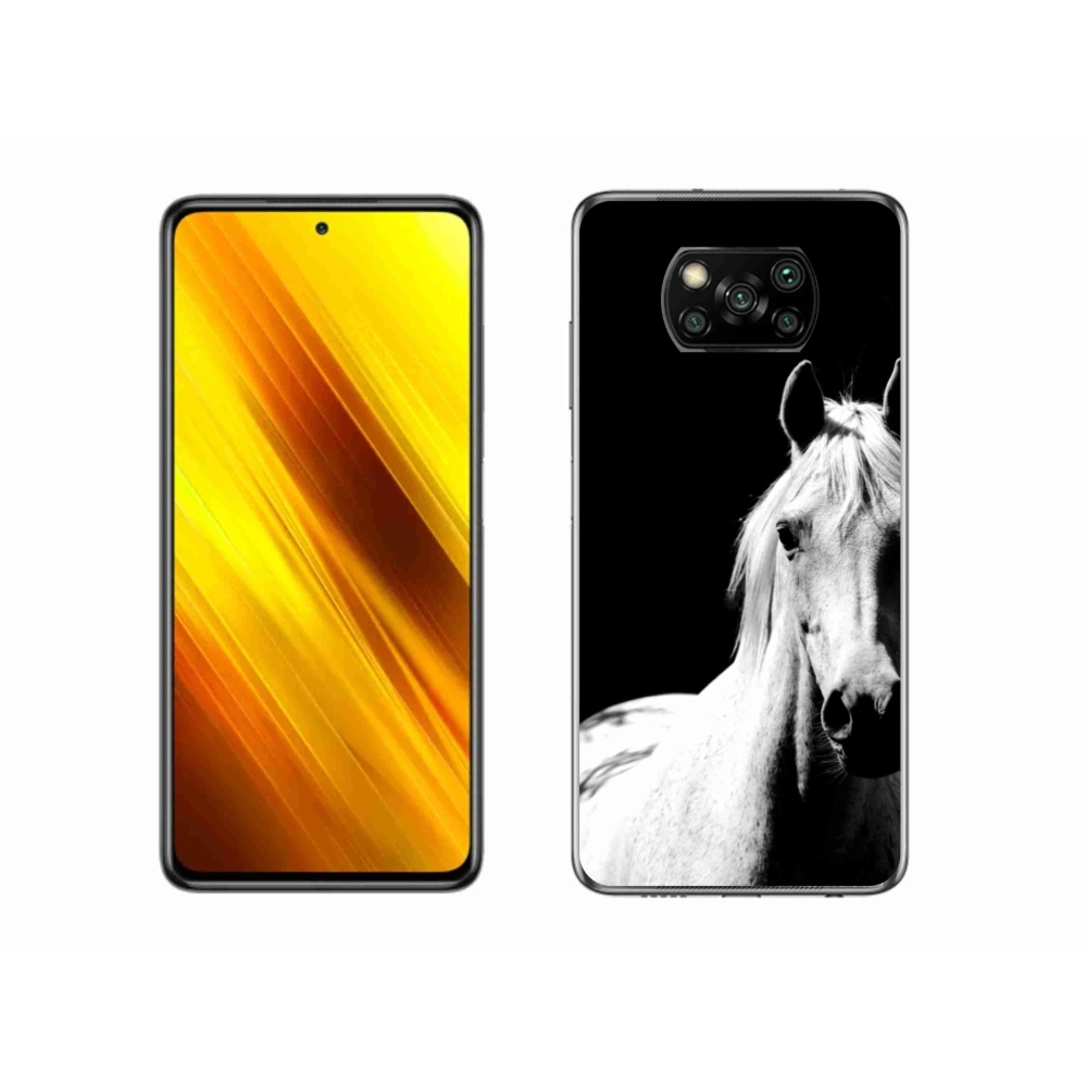 Gélový kryt mmCase na Xiaomi Poco X3 Pro - biely kôň 5