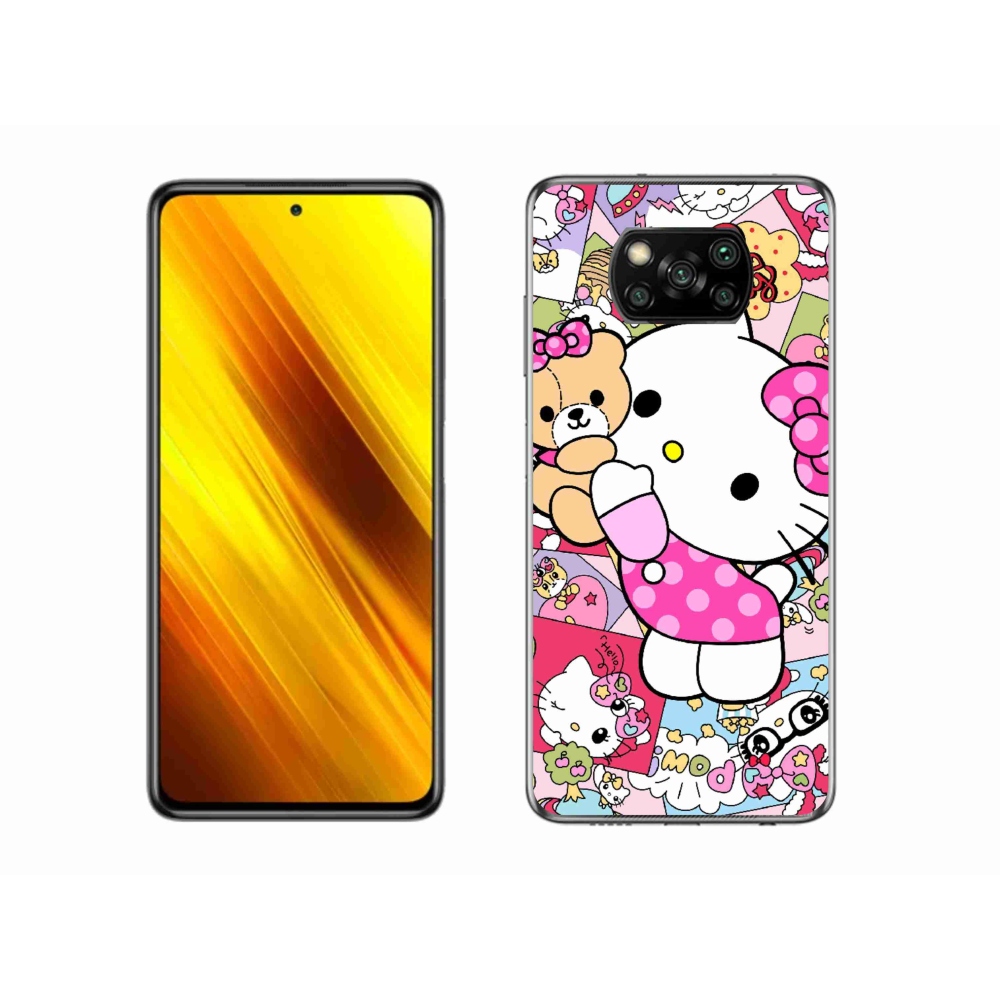 Gélový kryt mmCase na Xiaomi Poco X3 Pro - cute kitty