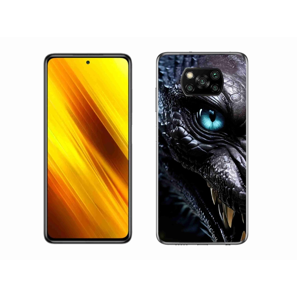 Gélový kryt mmCase na Xiaomi Poco X3 Pro - dračí pohľad