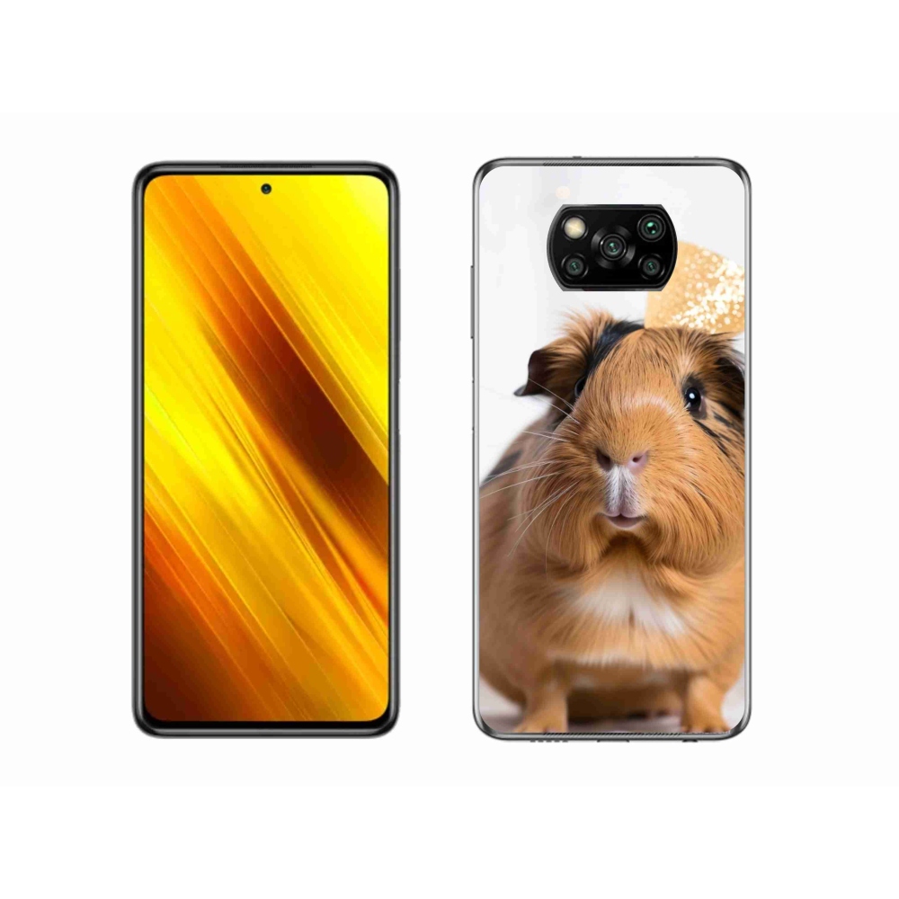 Gélový kryt mmCase na Xiaomi Poco X3 Pro - hnedé morča