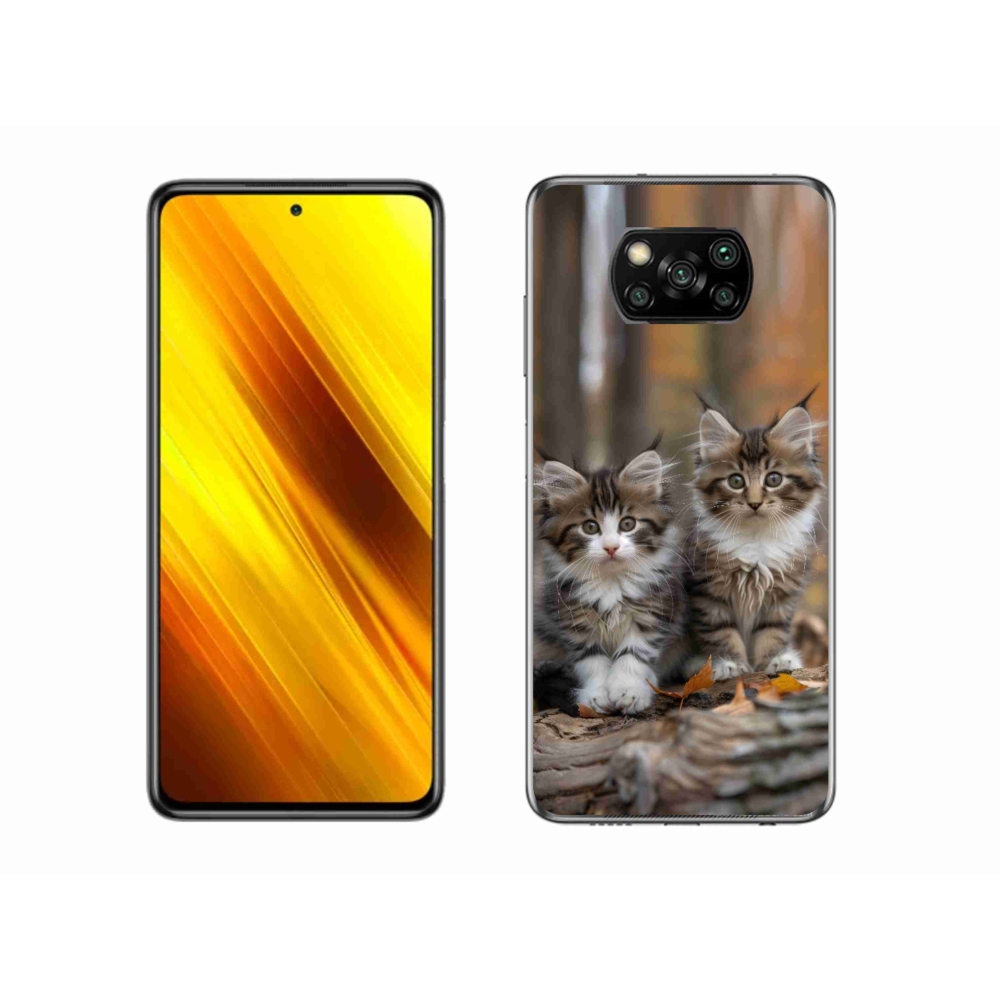 Gélový kryt mmCase na Xiaomi Poco X3 Pro - mačacie duo 3