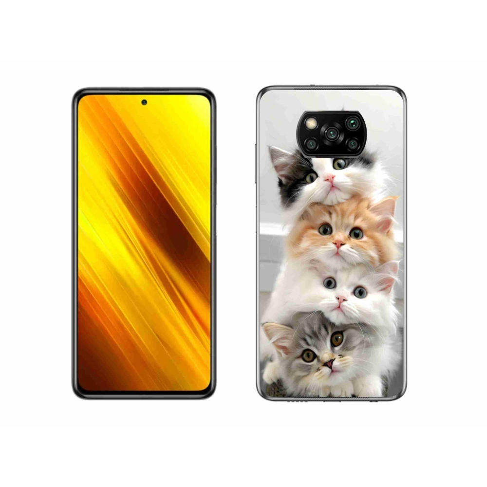Gélový kryt mmCase na Xiaomi Poco X3 Pro - mačacia partia