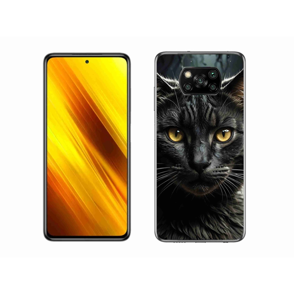 Gélový kryt mmCase na Xiaomi Poco X3 Pro - mačacie pohľad 3