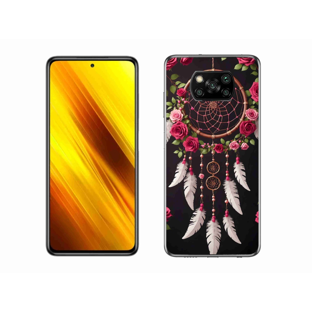 Gélový kryt mmCase na Xiaomi Poco X3 Pro - lapač snov s ružami