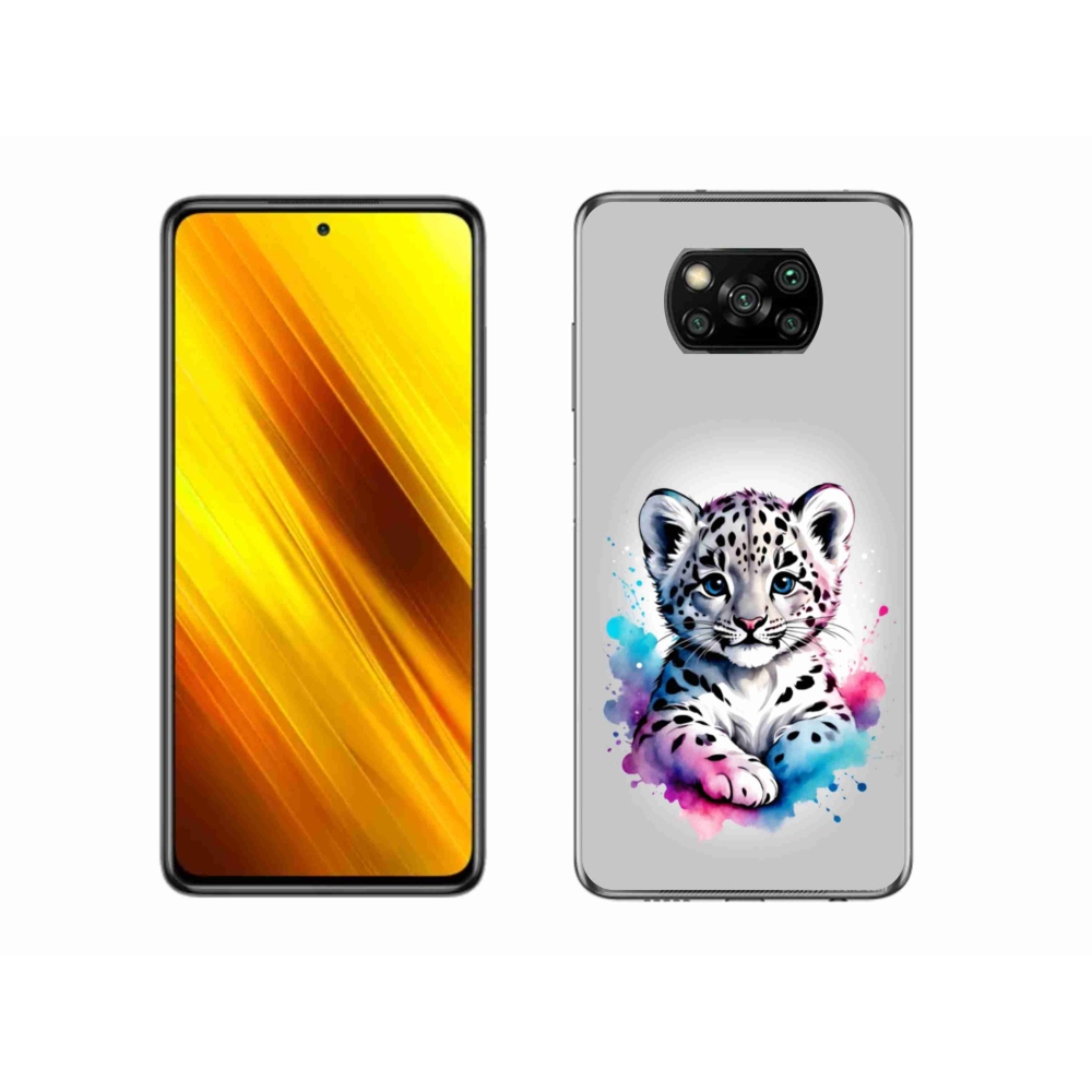 Gélový kryt mmCase na Xiaomi Poco X3 Pro - leopardie mláďa