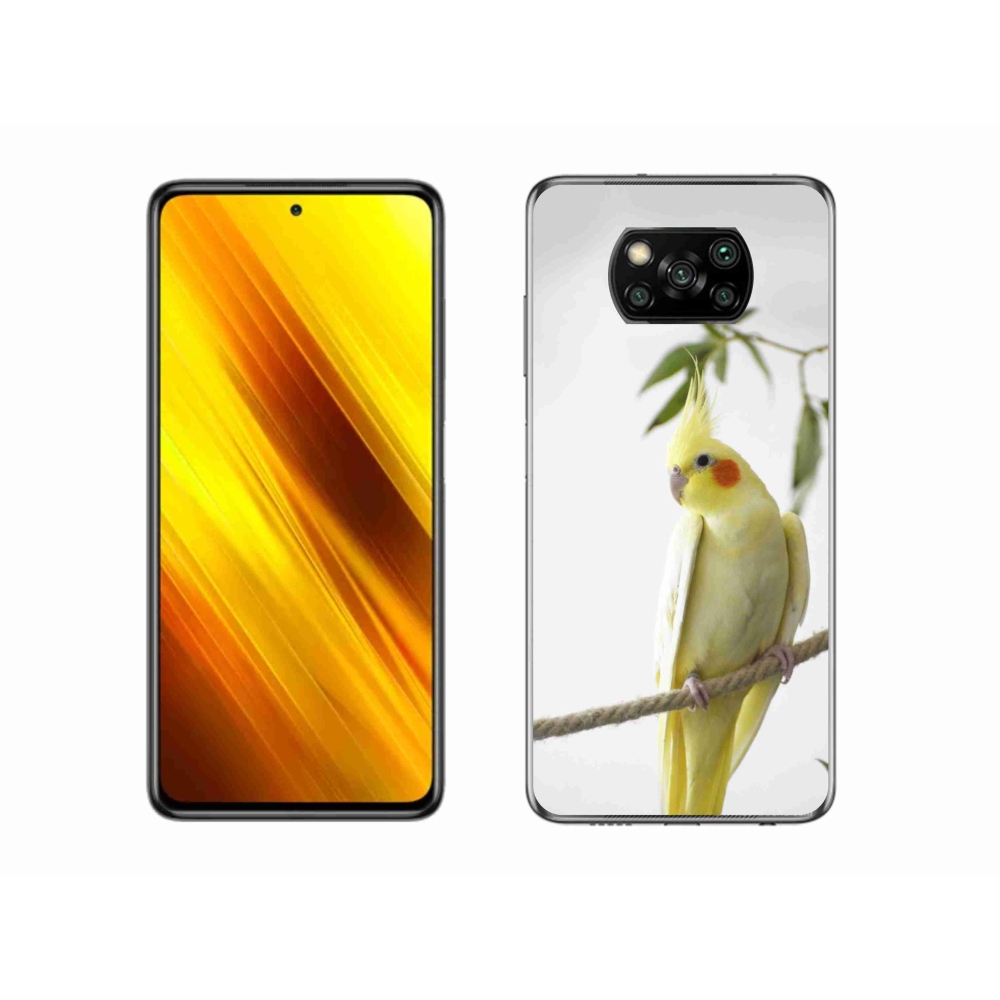 Gélový kryt mmCase na Xiaomi Poco X3 Pro - papagáj korela chocholatá