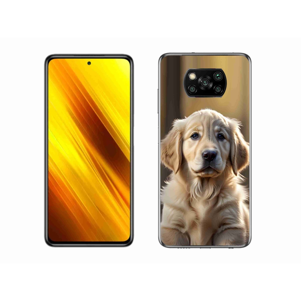 Gélový kryt mmCase na Xiaomi Poco X3 Pro - roztomilý zlatý retriever