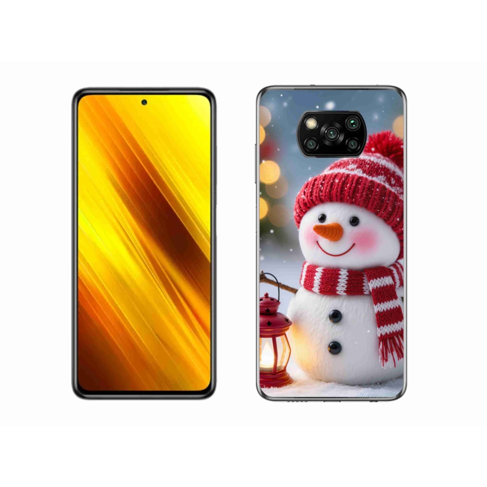 Gélový kryt mmCase na Xiaomi Poco X3 Pro - snehuliak 2
