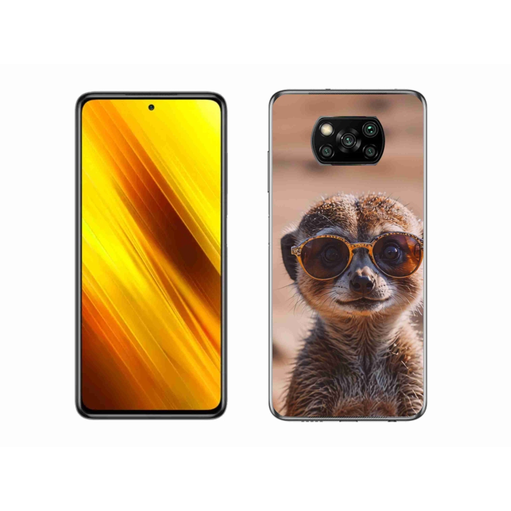 Gélový kryt mmCase na Xiaomi Poco X3 Pro - štýlové surikata