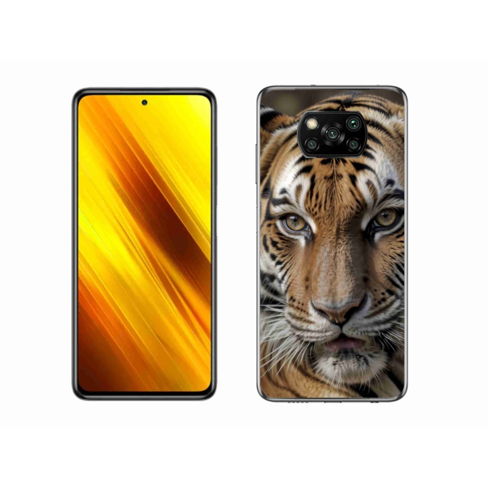 Gélový kryt mmCase na Xiaomi Poco X3 Pro - tigrie pohľad