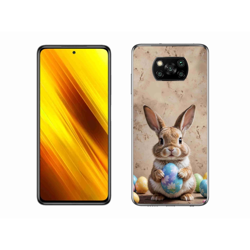 Gélový kryt mmCase na Xiaomi Poco X3 Pro - veľkonočný zajačik