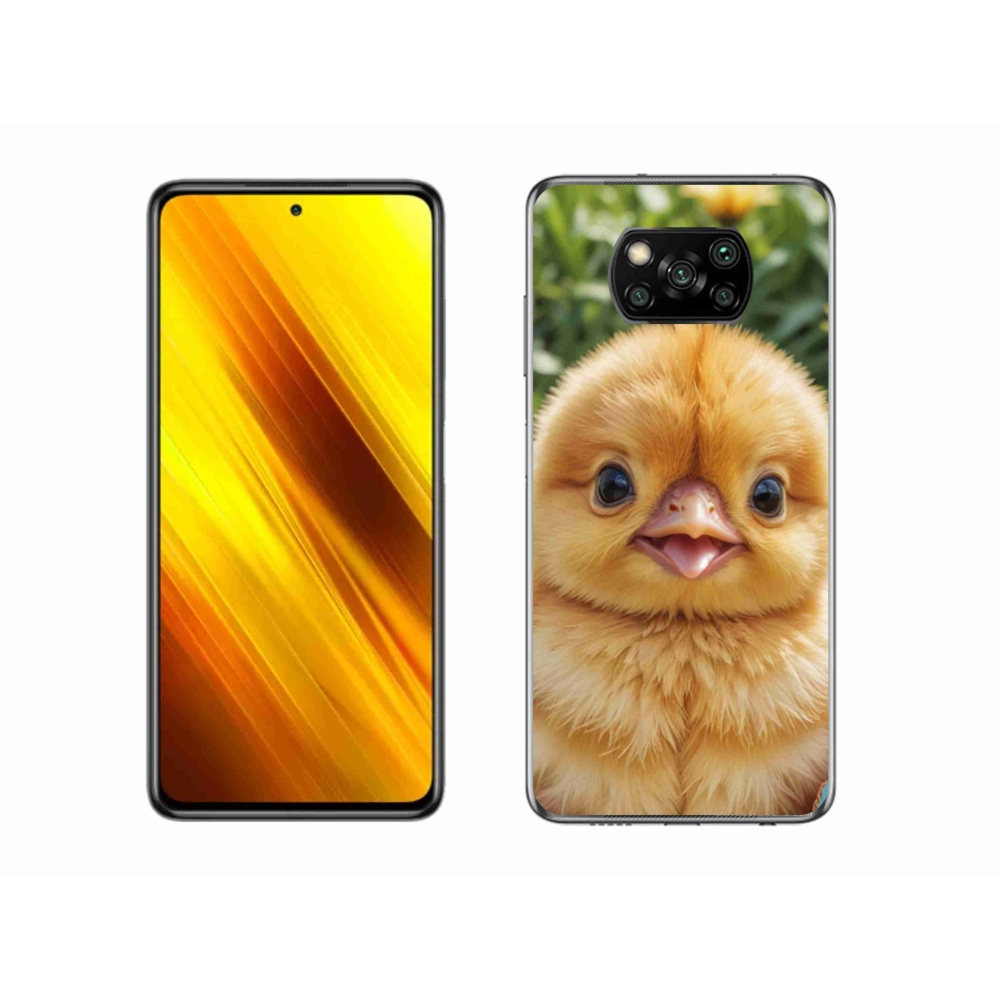 Gélový kryt mmCase na Xiaomi Poco X3 Pro - veselé kuriatko