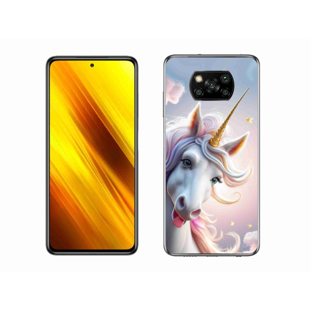 Gélový kryt mmCase na Xiaomi Poco X3 Pro - veselý jednorožec